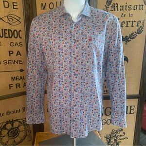 johnnie-O Men's Floral Button-Up shirt, L